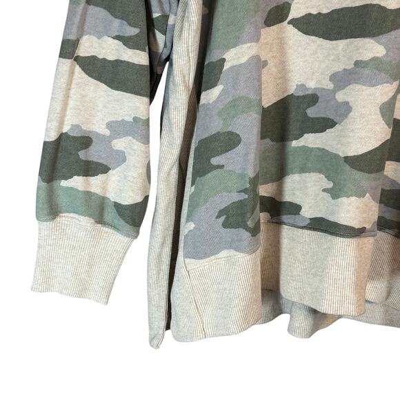 Aerie Camo Oversized Sweatshirt Size L - Picture 4 of 6